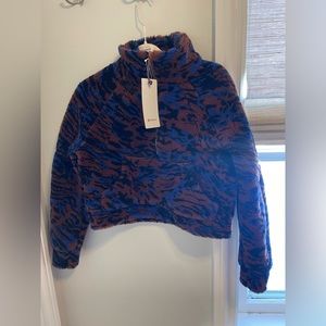 Lululemon scuba oversized fleece funnel neck jacket size xs/s